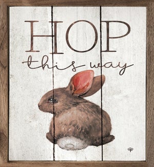 Hop This Way Bunny Whitewash